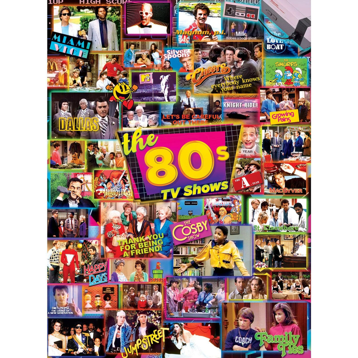 Decades - The 80's 500 Piece Jigsaw Puzzles 3-Pack