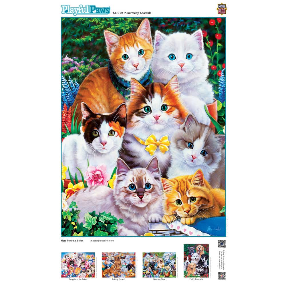 Playful Paws - Puuurfectly Adorable 300 Piece EZ Grip Jigsaw Puzzle