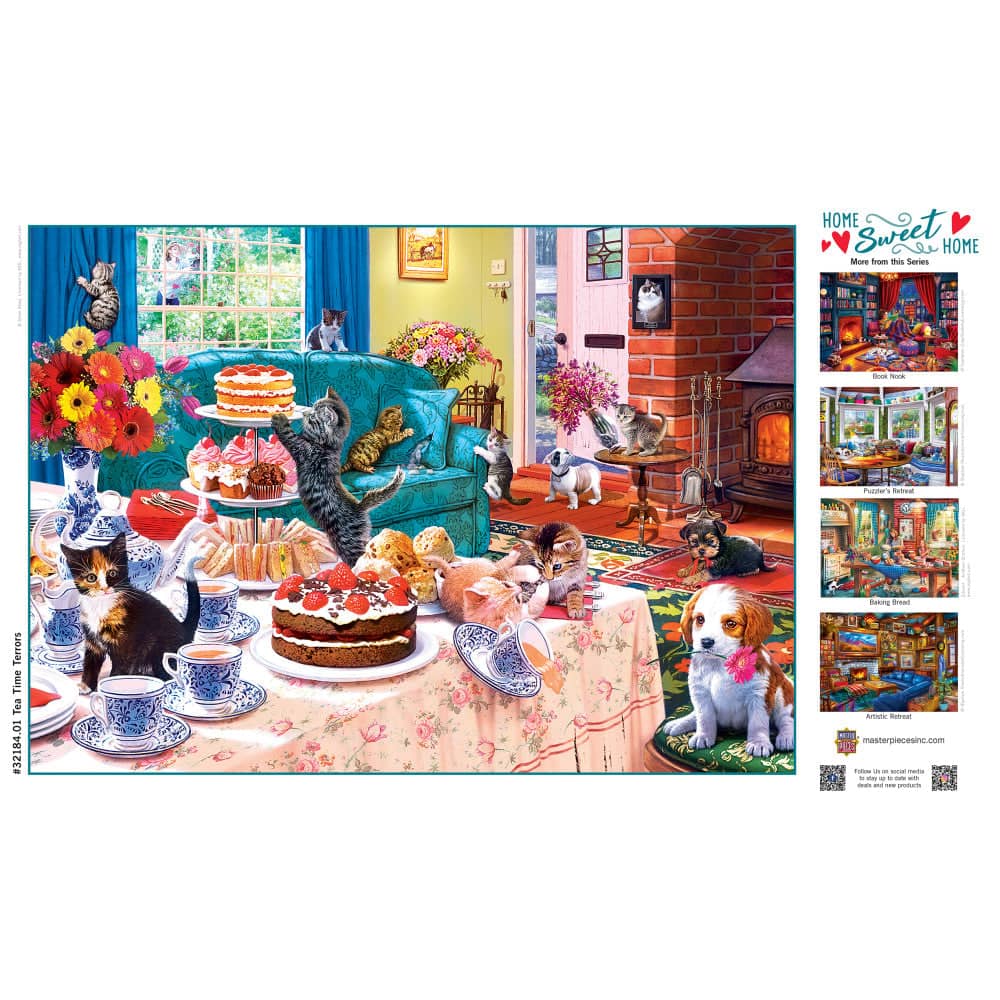 Home Sweet Home - Tea Time Terrors 500 Piece Jigsaw Puzzle