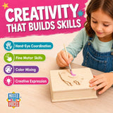 Llama Keepsake Box Wood Craft & Paint Kit
