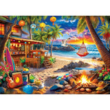 Paradise Beach - Island Hangout 500 Piece Jigsaw Puzzle