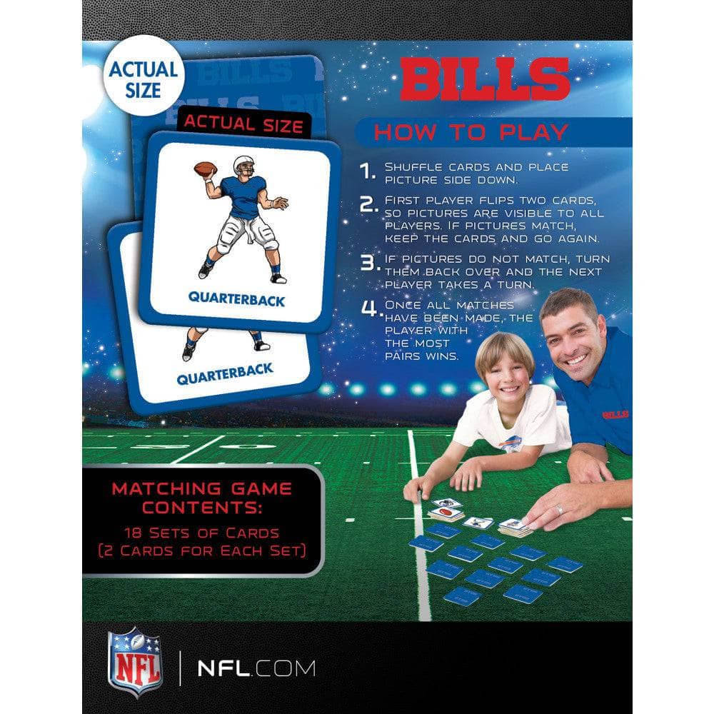 Buffalo Bills Matching Game