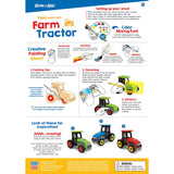 Farm Tractor Wood Craft & Paint Kit