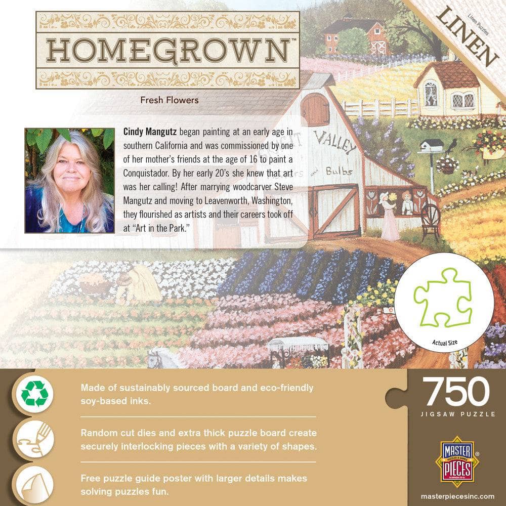 Homegrown - Fresh Flowers 750 Piece Jigsaw Puzzle