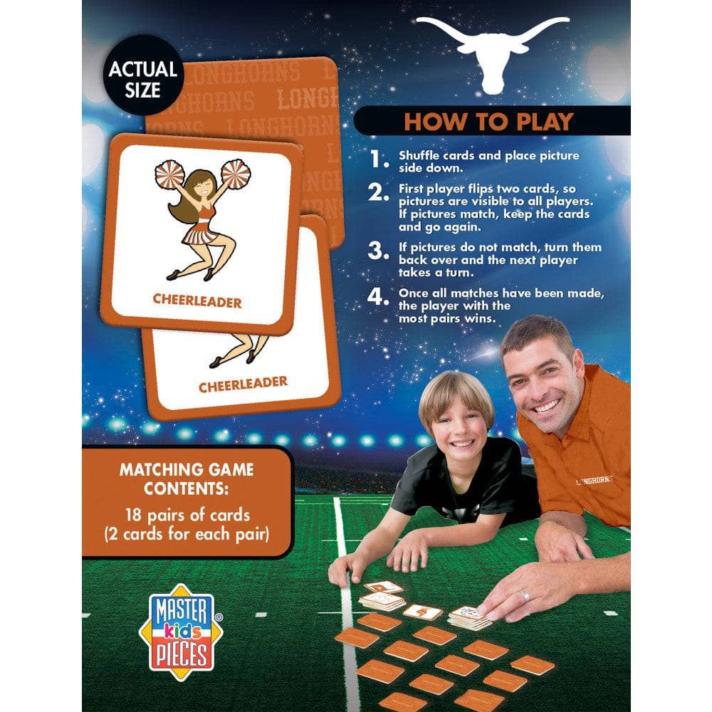 Texas Longhorns Matching Game