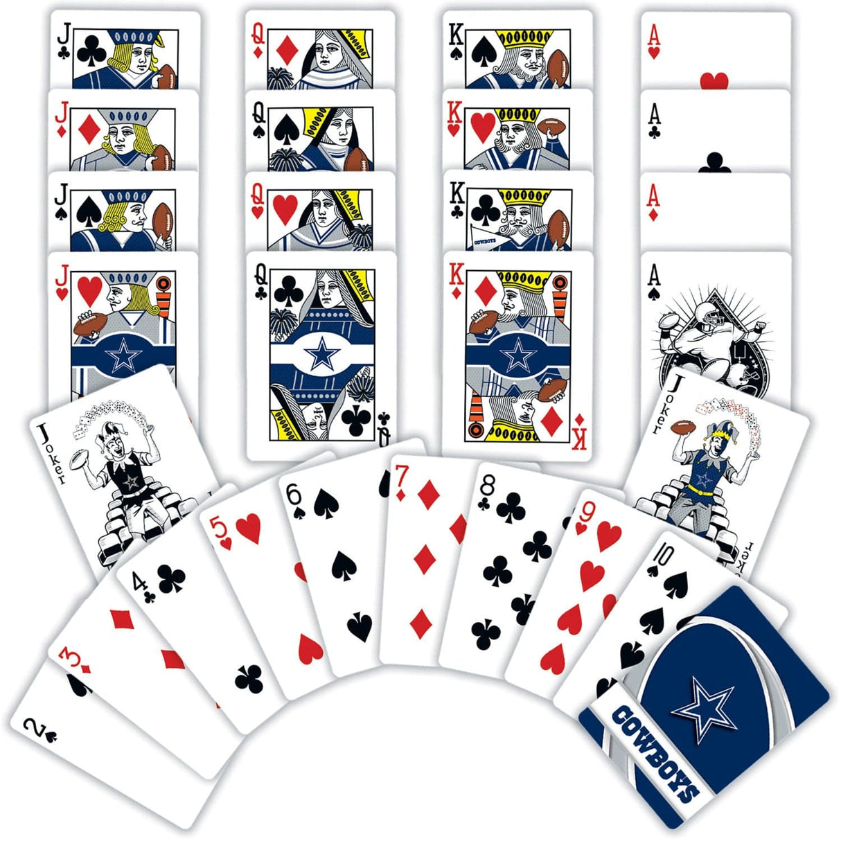 Dallas Cowboys Playing Cards - 54 Card Deck