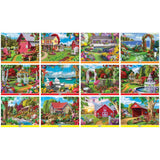 Alan Giana Jigsaw Puzzle Collection - 12 Pack