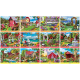 Alan Giana Jigsaw Puzzle Collection - 12 Pack