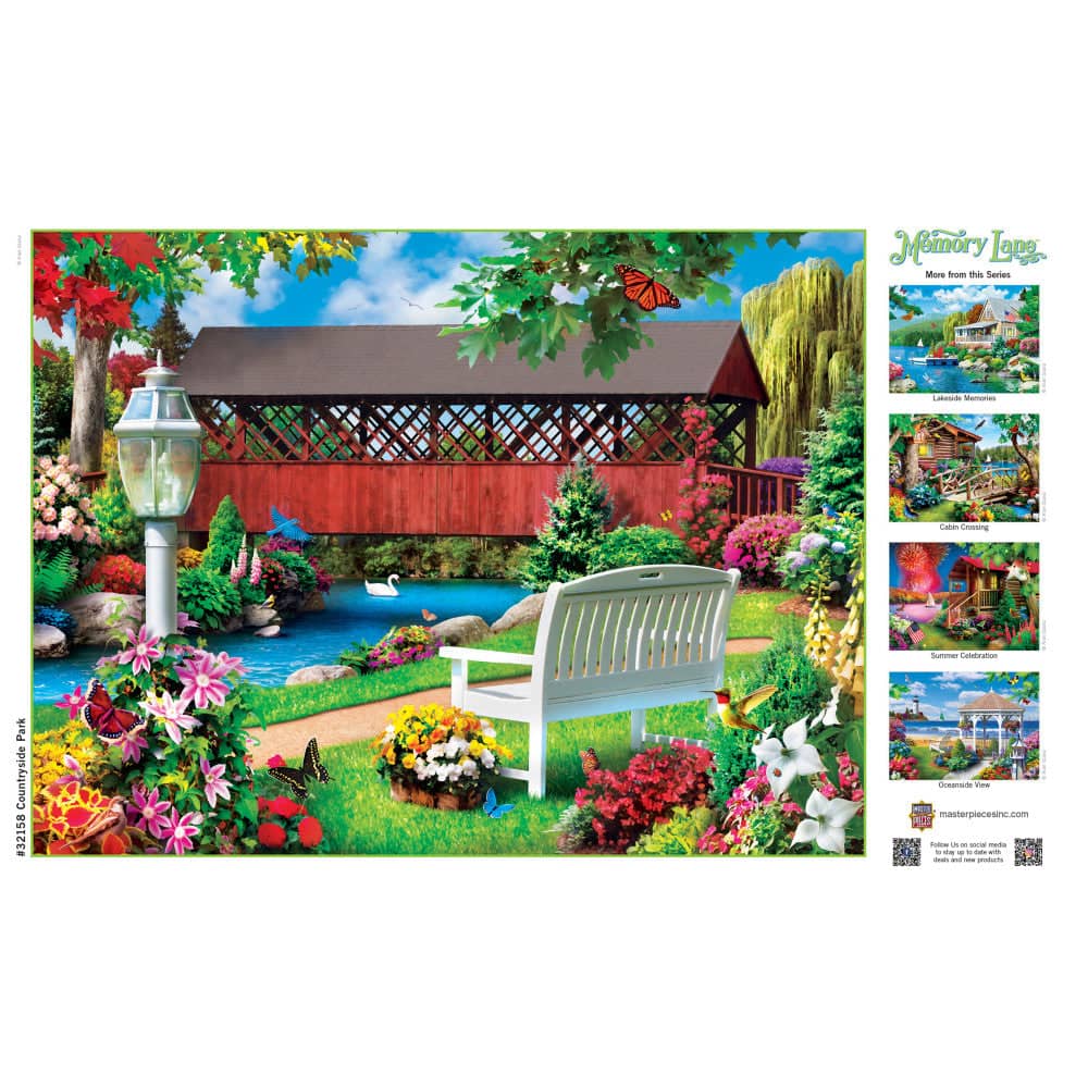 Memory Lane - Countryside Park 300 Piece EZ Grip Jigsaw Puzzle