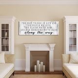 inspirational signs, the best things in life canvas sign, home decor sign, wood sign wall decor, motivational signs, the memories we've made