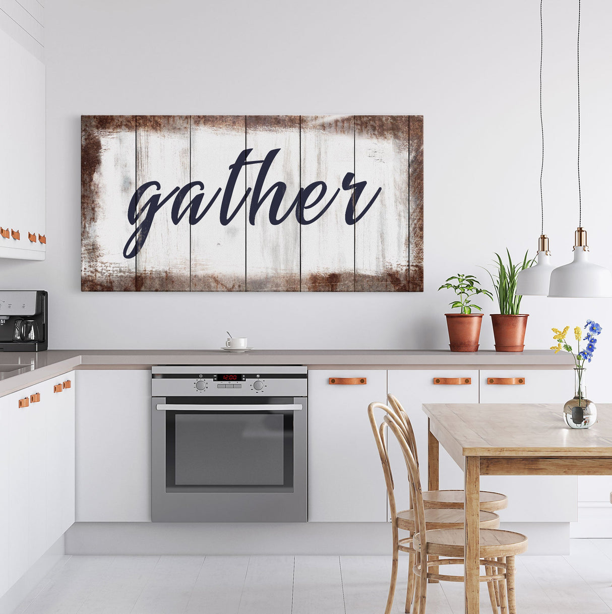 Gather Canvas Sign, Gather Wood Sign, Dining Room Sign, Large Gather Sign, Fall Sign, Gather, Canvas And Wood Signs, Wooden Signs