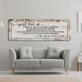 Song wall decor, Hillsong, spirit lead me canvas print, inspirational wall decor, worship song sign, worship song decor, Christian decor