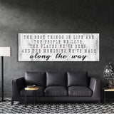 inspirational signs, the best things in life canvas sign, home decor sign, wood sign wall decor, motivational signs, the memories we've made