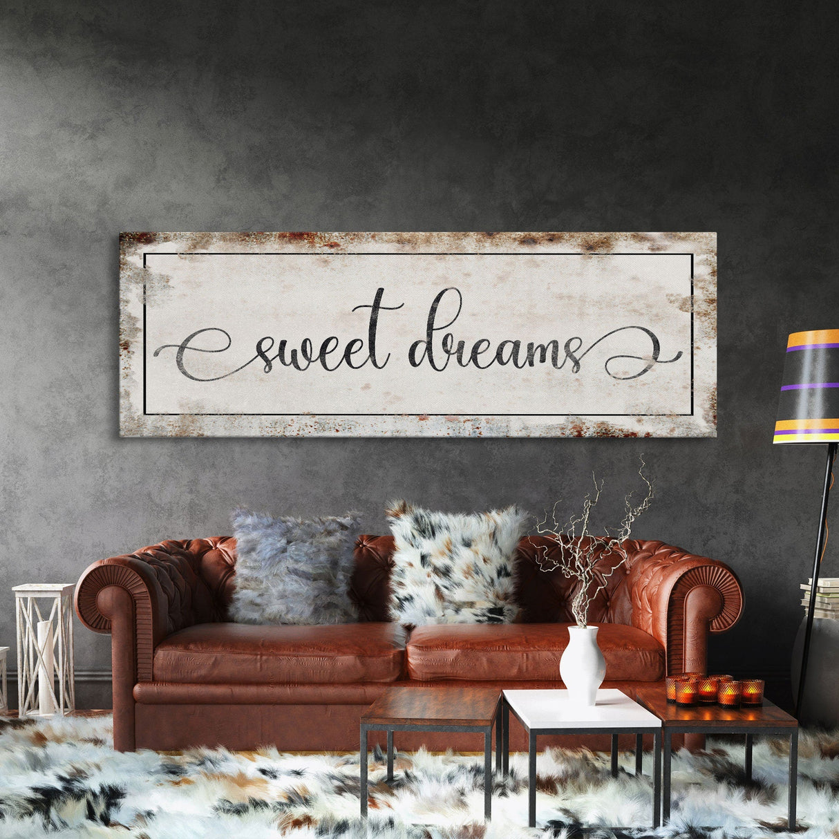 Sweet Dreams, Master bedroom sign for over bed, master bedroom wall decor, wall art for bedroom wall, sweet dreams canvas print, guest room