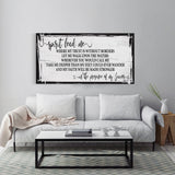 Song wall decor, Hillsong, spirit lead me canvas print, inspirational wall decor, worship song sign, worship song decor, Christian decor