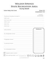 Illinois State Parks - Adventure Planning Journal