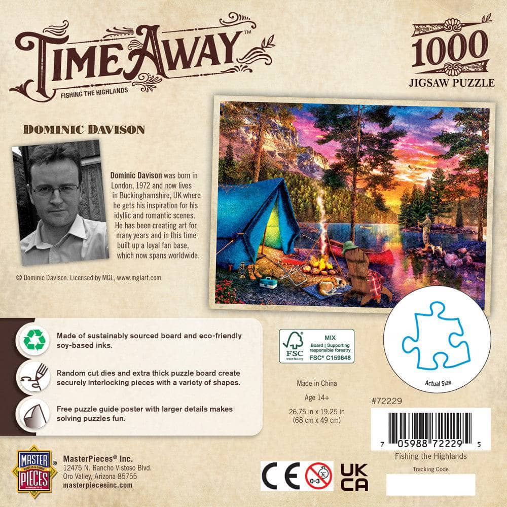 Time Away - Fishing the Highlands 1000 Piece Jigsaw Puzzle