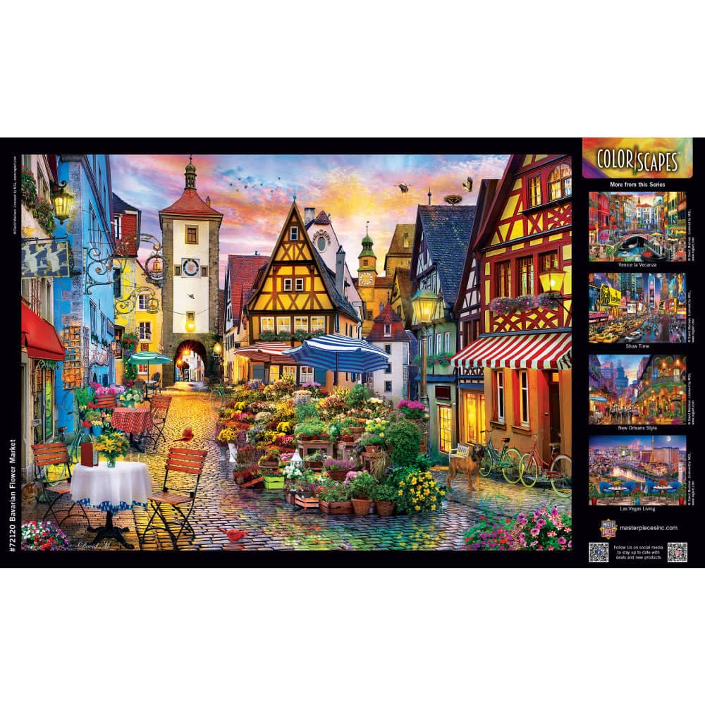 Colorscapes - Bavarian Flower Market 1000 Piece Jigsaw Puzzle