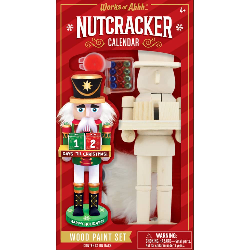 Nutcracker Calendar Wood Paint Set