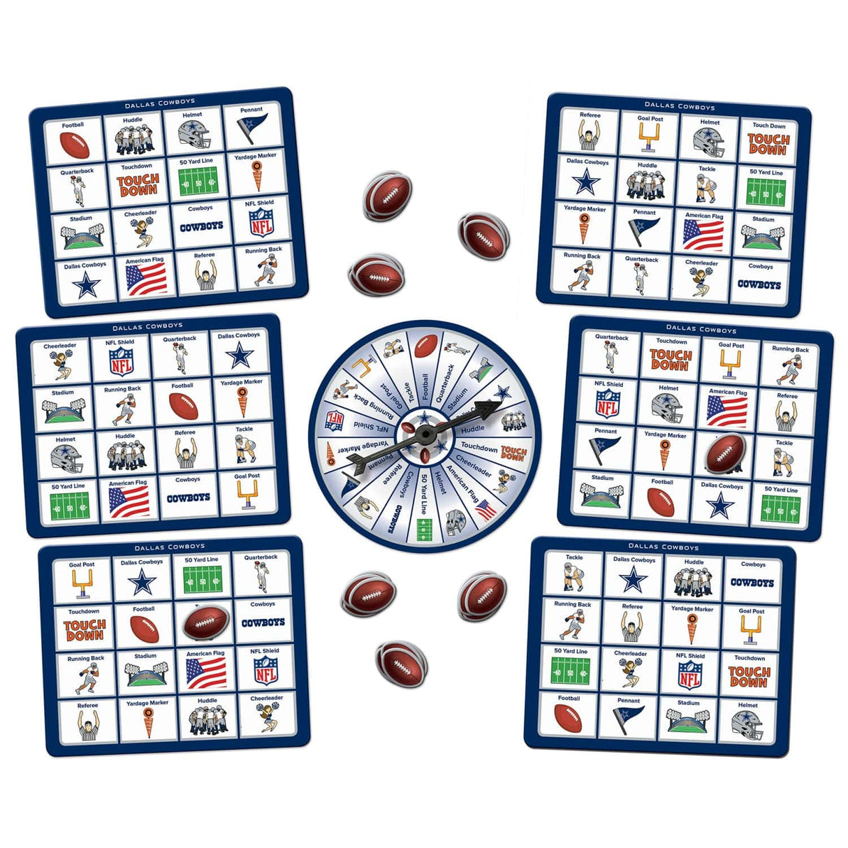 Dallas Cowboys NFL Bingo Game