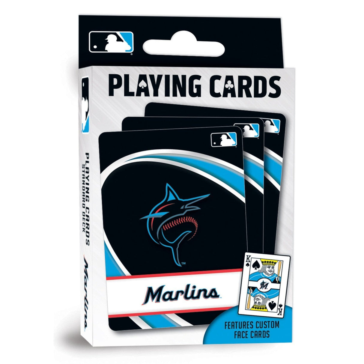 Miami Marlins Playing Cards - 54 Card Deck