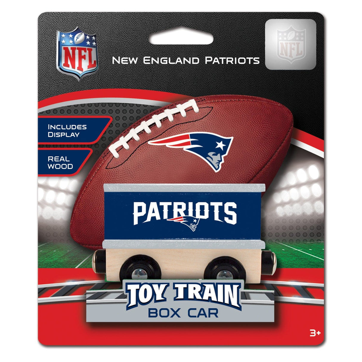 New England Patriots Toy Train Box Car