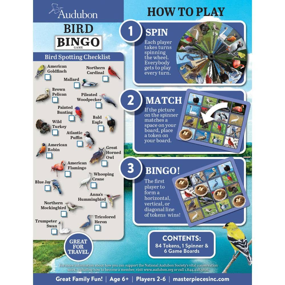 Audubon Bingo Game