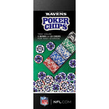Baltimore Ravens 100 Piece Poker Chips