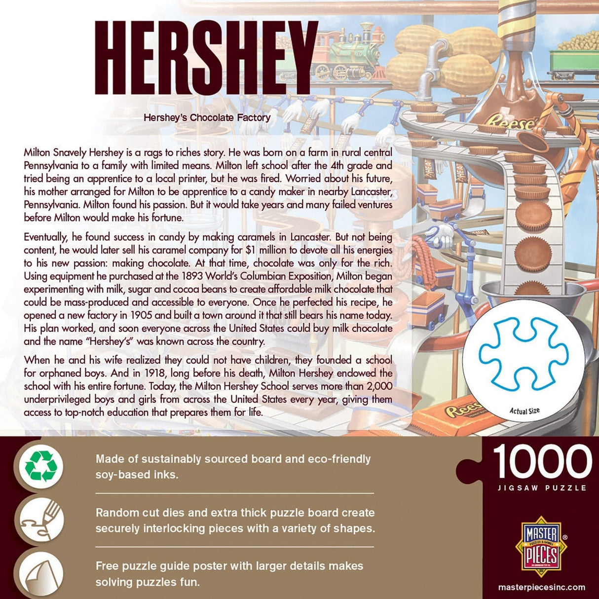 Hershey's Chocolate Factory - 1000 Piece Jigsaw Puzzle