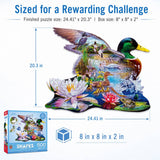 Shapes - Woodland Ducks 500 Piece Jigsaw Puzzle