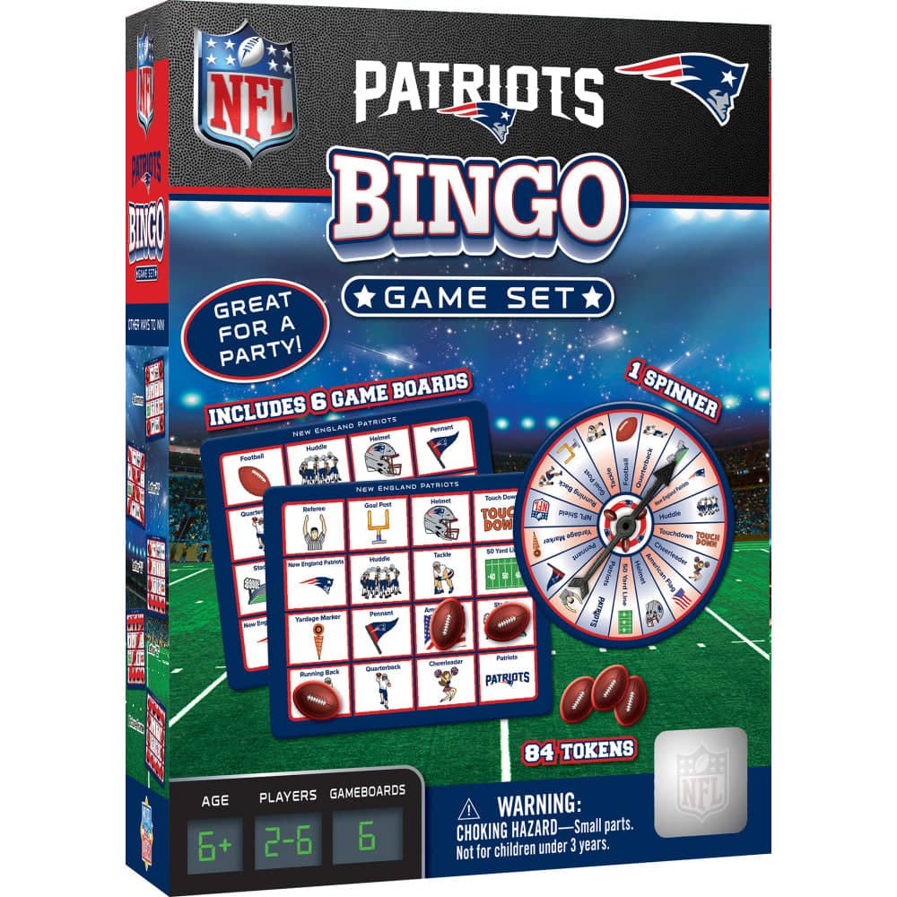 New England Patriots NFL Bingo Game