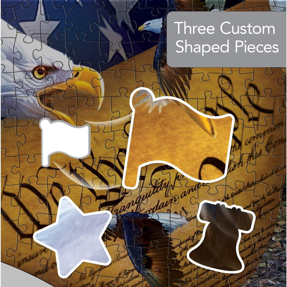 Shapes - Majestic Flight 1000 Piece Shaped Jigsaw Puzzle