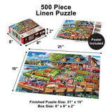 Country Escapes - The Secluded Cabin 500 Piece Jigsaw Puzzle