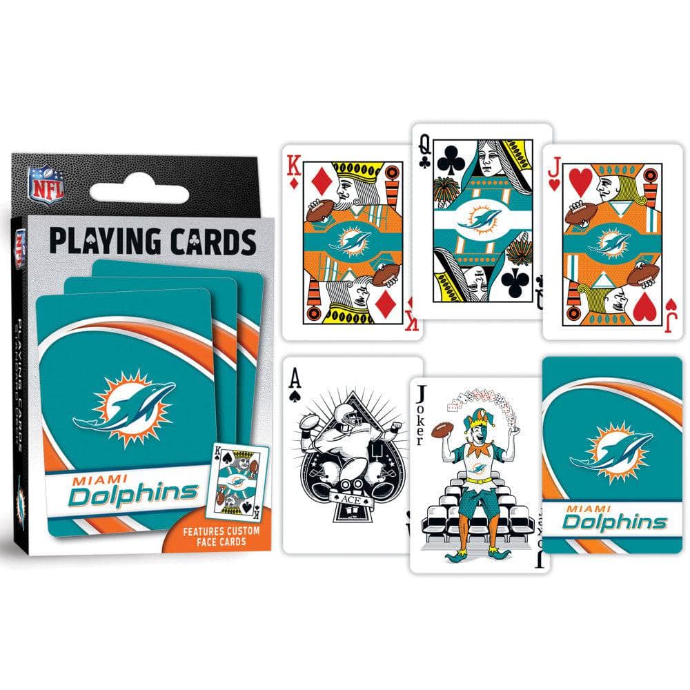 Miami Dolphins Playing Cards - 54 Card Deck