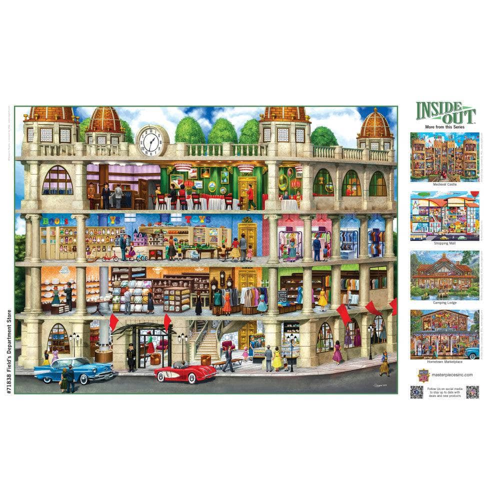 Inside Out - Field's Department Store 1000 Piece Jigsaw Puzzle