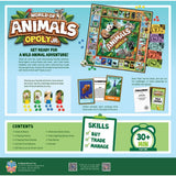 World of Animals Opoly Junior Board Game