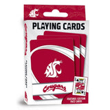 Washington State Cougars Playing Cards - 54 Card Deck