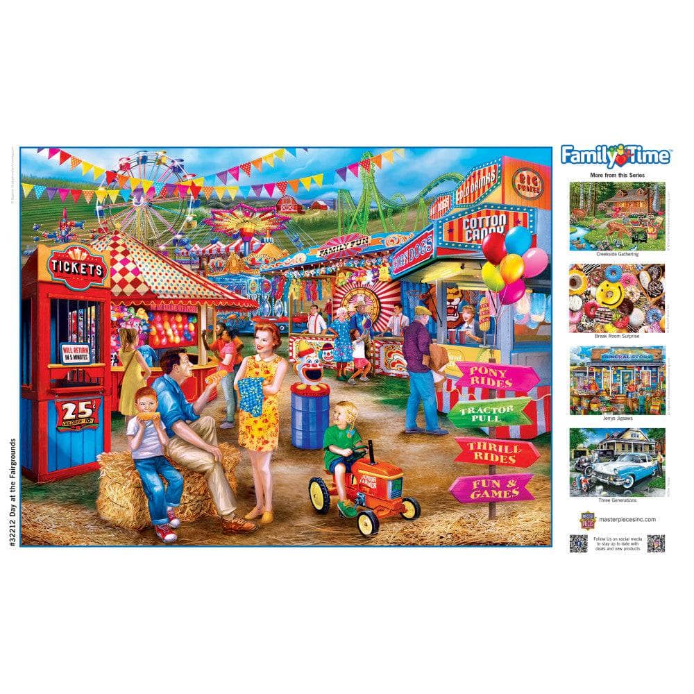 Family Time - Day at the Fairgrounds 400 Piece Jigsaw Puzzle