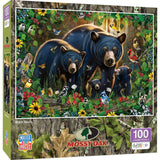 Mossy Oak - Black Bears 100 Piece Jigsaw Puzzle