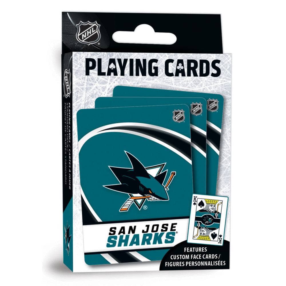 San Jose Sharks Playing Cards - 54 Card Deck