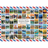 National Parks Travel Stamps 1000 Piece Jigsaw Puzzle