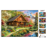Time Away - Mountain Retreat 1000 Piece Jigsaw Puzzle