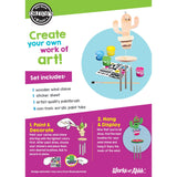 Cactus Wind Chime Wood Craft & Paint Kit