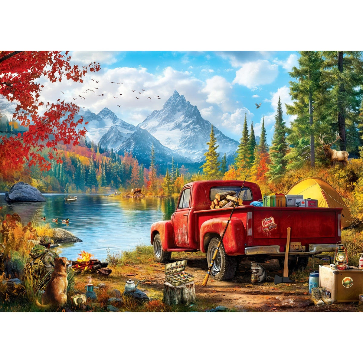 Realtree - Backwoods Bound 1000 Piece Jigsaw Puzzle