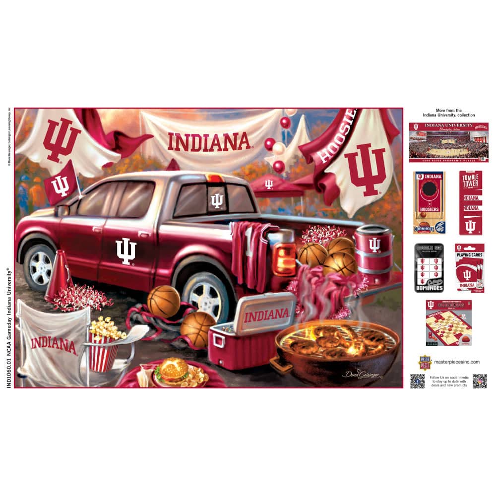 Indiana Hoosiers - Gameday 1000 Piece Jigsaw Puzzle