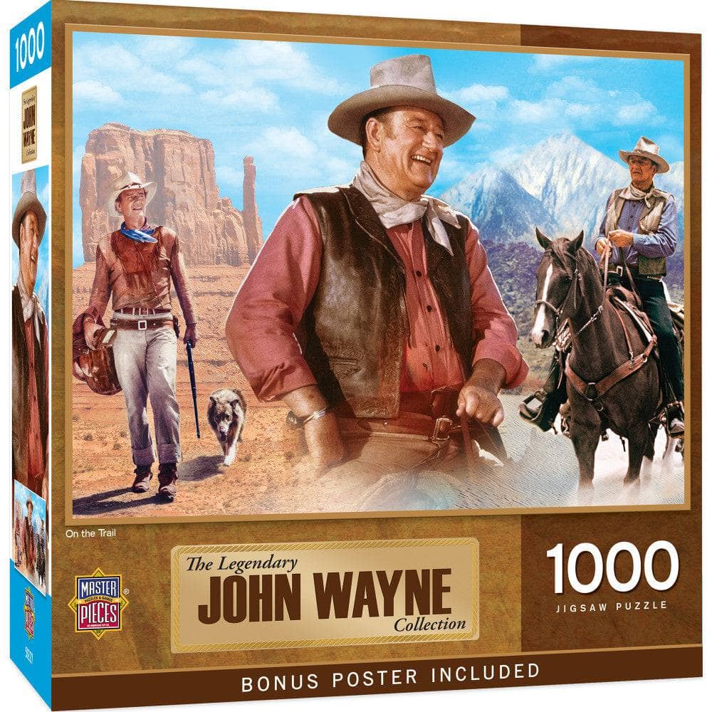 John Wayne Collection - On the Trail 1000 Piece Jigsaw Puzzle