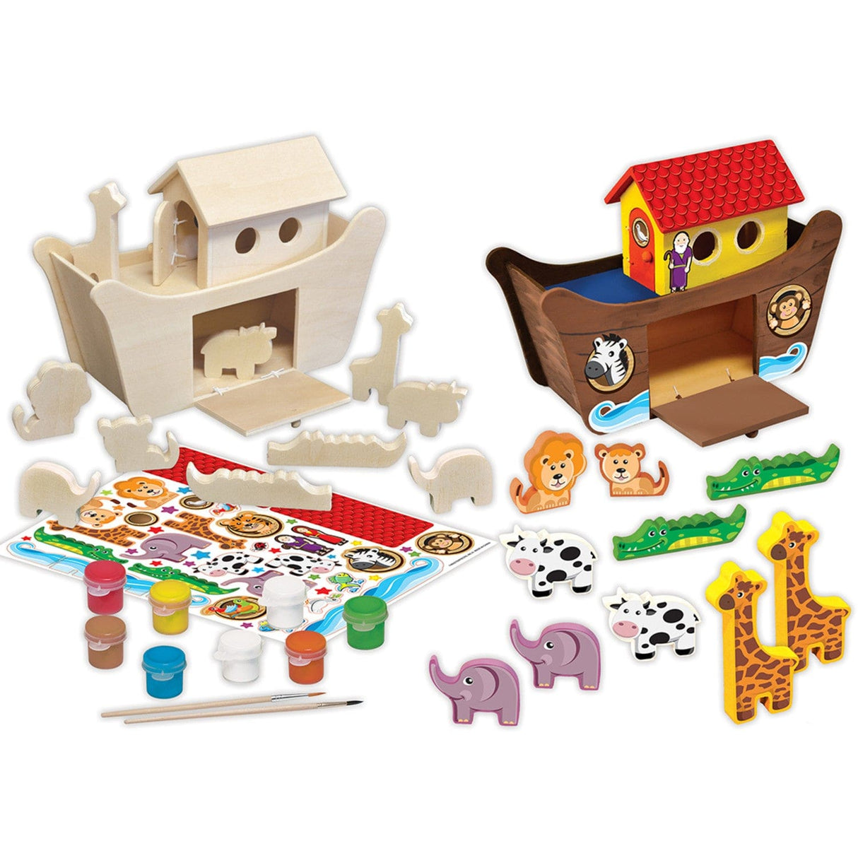 Noah's Ark Wood Craft & Paint Kit
