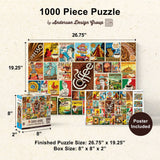Vintage Posters - Coffee Lovers 1000 Piece Jigsaw Puzzle