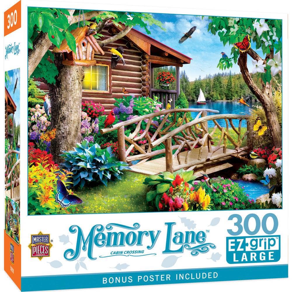 Memory Lane - Cabin Crossing 300 Piece EZ Grip Jigsaw Puzzle