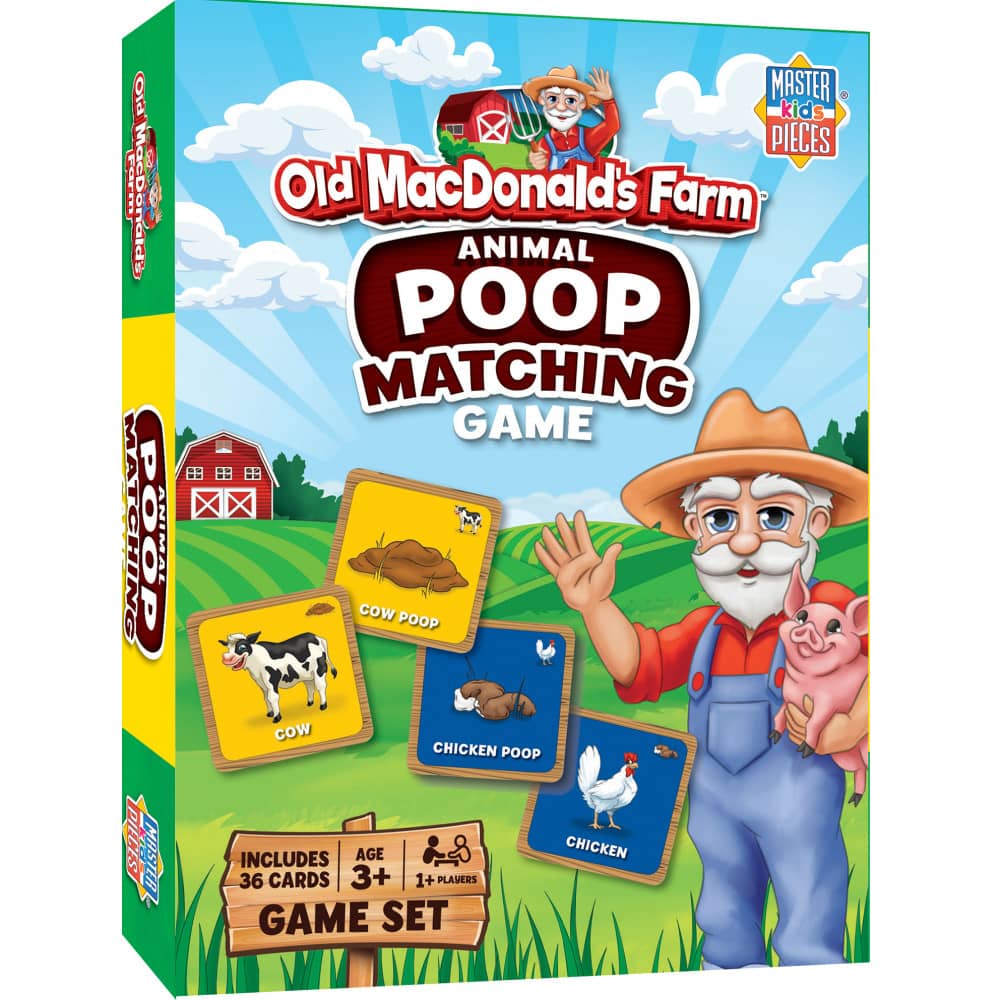 Old MacDonald's Farm - Animal Poop Matching Game